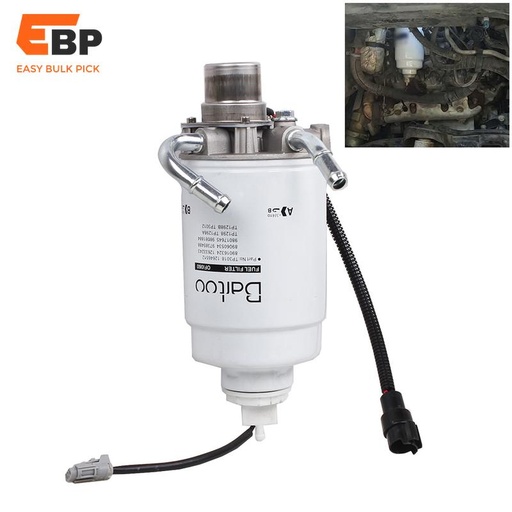5 pcs Chevy Silverado 12642623 Diesel Fuel Filter Assembly for Duramax 6.6L V8 and Sierra 2500HD with Fuel Pump and Water Sensor