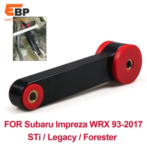 5 pcs Subaru Impreza WRX 1993-2017 & STi Legacy & Forester Pitch Stop Mount - Black Engine Motor Mounts for Automotive Accessories