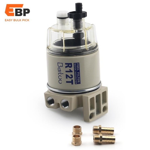 10 pcs Diesel Engine Fuel/Water Separator Filter Assembly Compatible with Racor 120AD 140 Series for Marine and Automotive Use