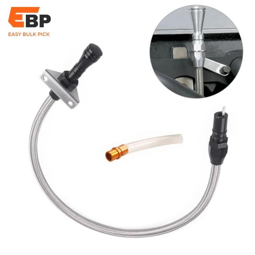 20 pcs Stainless Steel Flexible Braided Transmission Dipstick for Chevy GM 350 400, 530mm Length