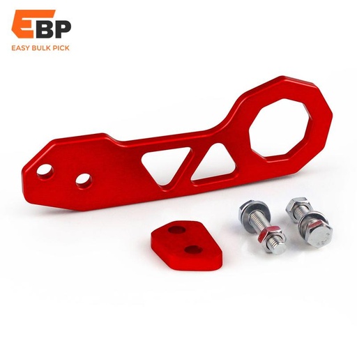 10 pcs High-Quality Aluminum Rear Tow Hook for Honda Civic and Fit GK5, No Logo, Racing Accessory