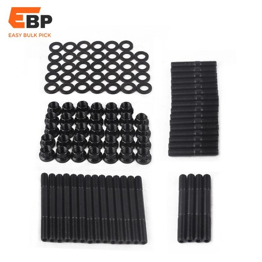 5 sets SBC Cylinder Head Stud Kit for Aluminum or Iron Heads with Fasteners # 1525-Stud/279.1001
