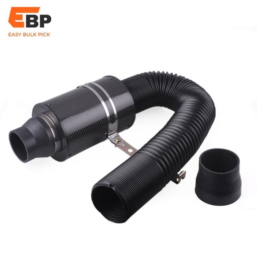 5 sets Universal Carbon Fiber Air Intake Filter Box Kit for Racing Application with Cold Feed Induction System