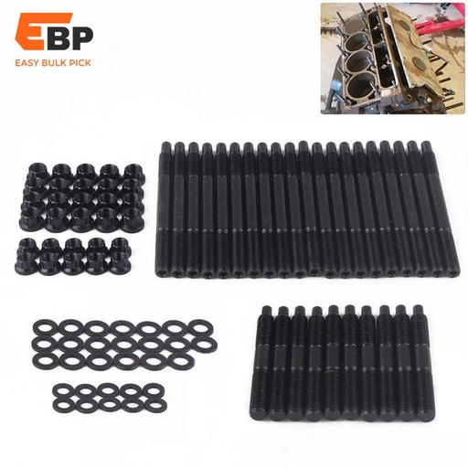 344 sets 12-Point Cylinder Head Stud Kit for Chevy LS Engines 5.3L 5.7L 6.0L 2004-2018