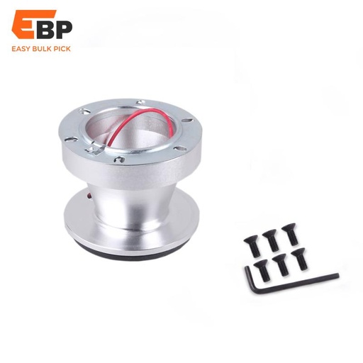 10 pcs Aluminum Steering Wheel Hub Adapter Snap Off Kit for Volkswagen Santana Vista RS-QR023