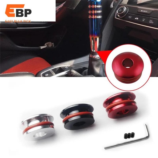 50 pcs Universal Durable Aluminum Shift Knob Head with Fixed Base for Car Gear Lever