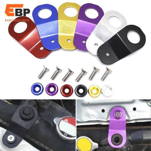 100 pcs Aluminum Radiator Stay Bracket for Honda Civic EK 1996-2000 Racing Cooling System Upgrade