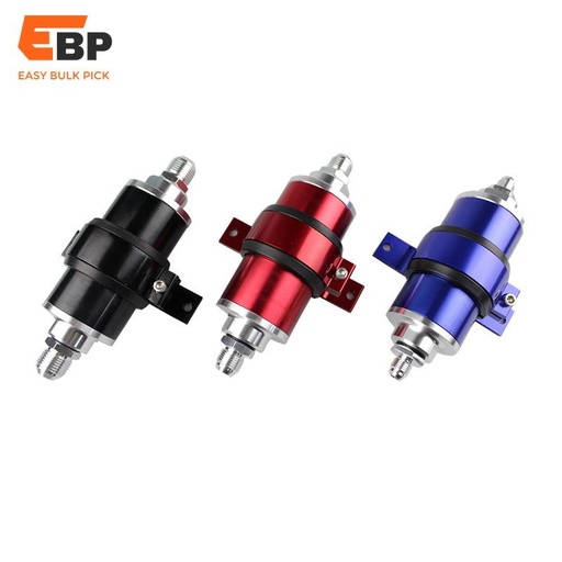 10 sets 58MM High Flow Aluminum Fuel Filter for Motorsport and Rally Racing with AN6, AN8, AN10 Adapters and Mounting Bracket RS-FP003