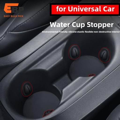 100 pcs Universal Silicone Water Cup Holder Limiter for Cars - Multifunctional Interior Accessory with Anti-Slip Design