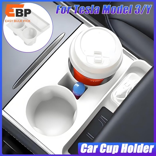 20 pcs Tesla Model 3/Y Center Console Cup Holder Limiter Anti-Slip Silicone Storage Accessory