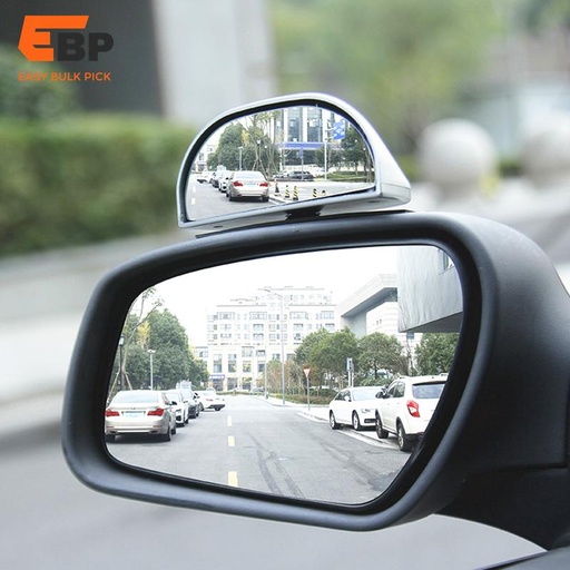 50 pcs 360 Adjustable Wide Angle Side Mirrors for Cars - Blind Spot Aiding Rear View Mirrors for Parking and Reversing