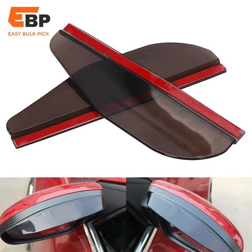 100 sets 2pcs Universal Car Side Mirror Rain Shield Eyebrow Sun Visor Protector for Auto Wind and Snow