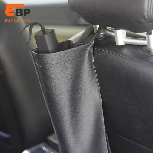 50 pcs Universal Waterproof Car Umbrella Storage Bag - Foldable Leather-Like Organizer for Long and Short Handle Umbrellas