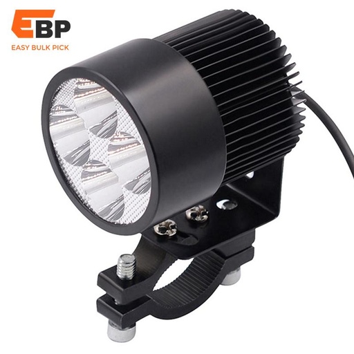 20 pcs 20W High Power LED Motorcycle Headlight, Ultra Bright 2000LM Spot Light for Bikes, Electric Cars, and Hurcycles