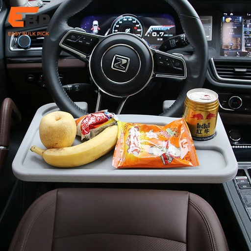 15 pcs Car Steering Wheel Tray Table, In-Car Dining Table, Laptop Holder, Multi-Functional Steering Wheel Desk, Tablet Stand