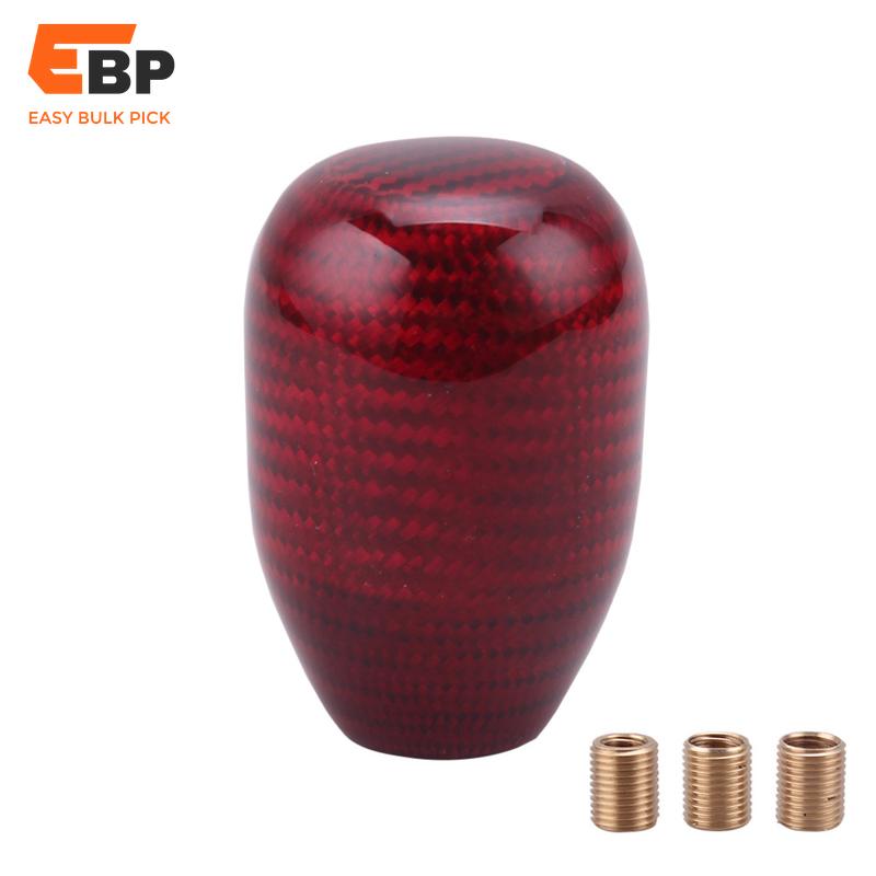universal oval carbon fiber gear shift knob