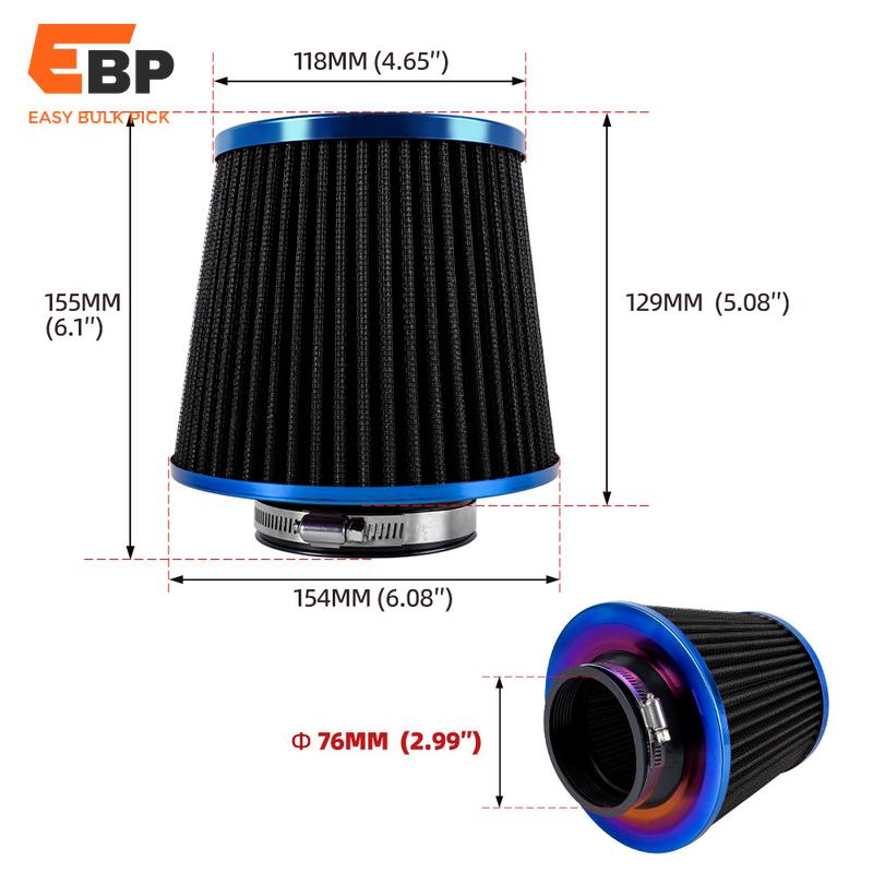 76mm air filter