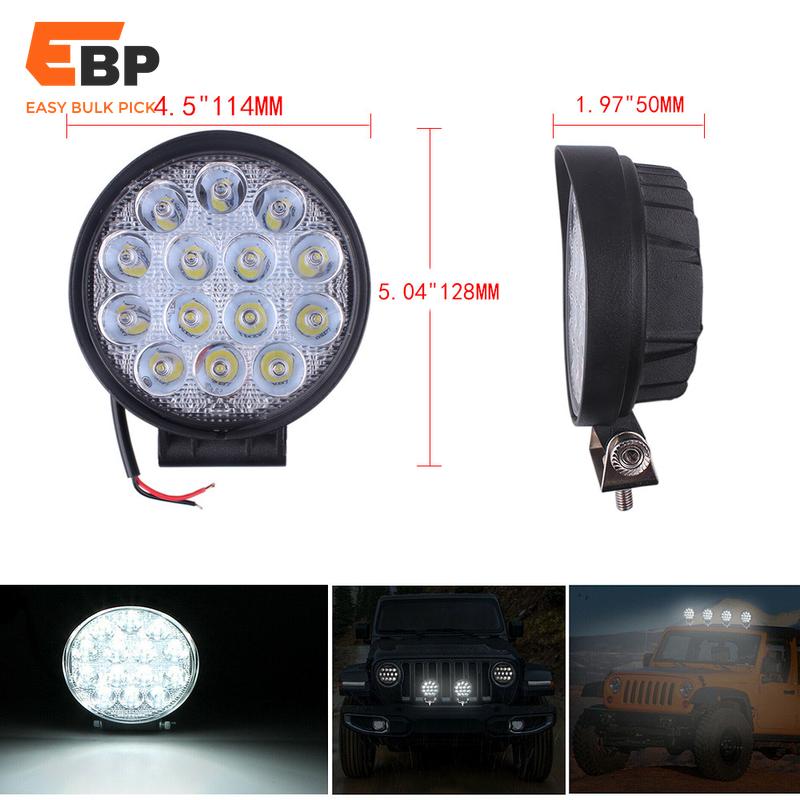 round super slim led work light