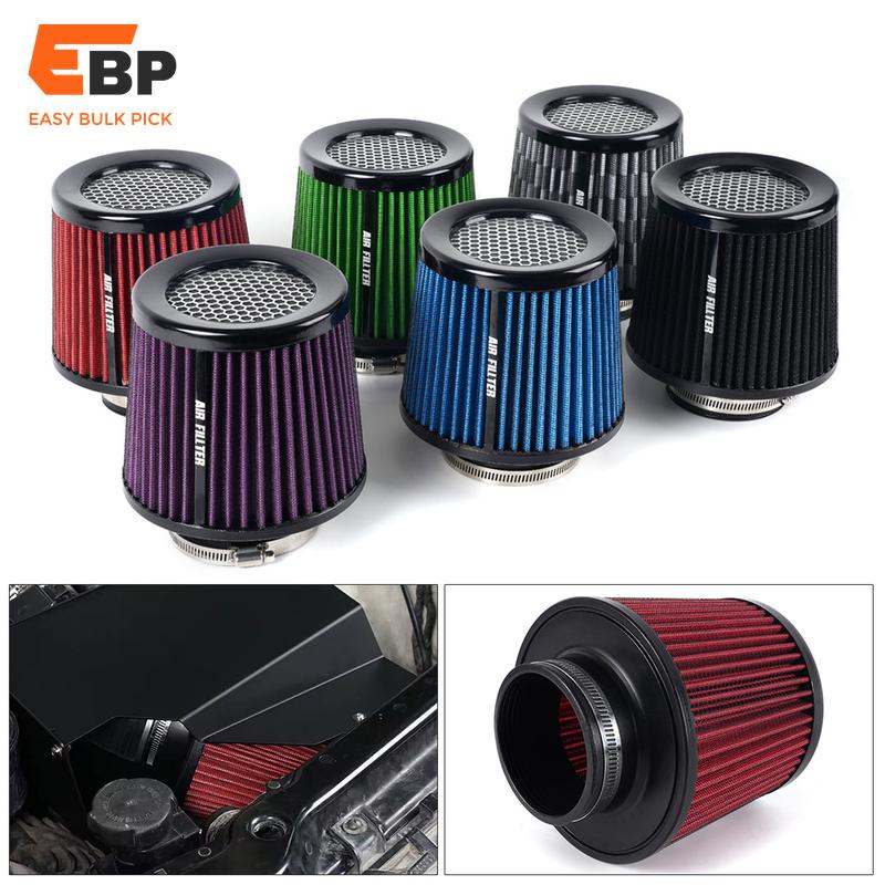 high flow cone air intake filter