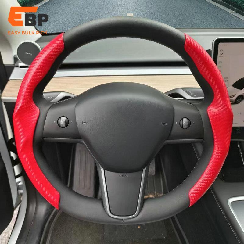 tesla model 3 steering wheel cover
