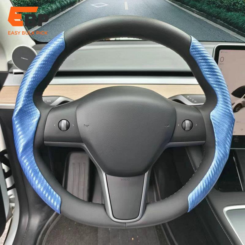 tesla model y steering wheel cover